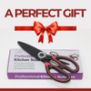 Professional Kitchen Scissors | 2-Pack Ultra Sharp Stainless Steel Kitchen