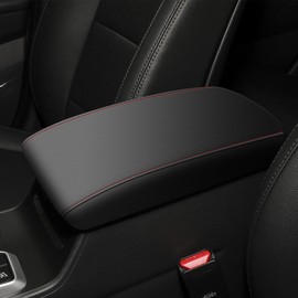 TTX LIGHTING Armrest Cover for Toyota Corolla Cross 2022 2023 Center Console Pad Covers Scratch Resistance Protector Pad Decoration Accessories Armrest Decoration(Red Line)