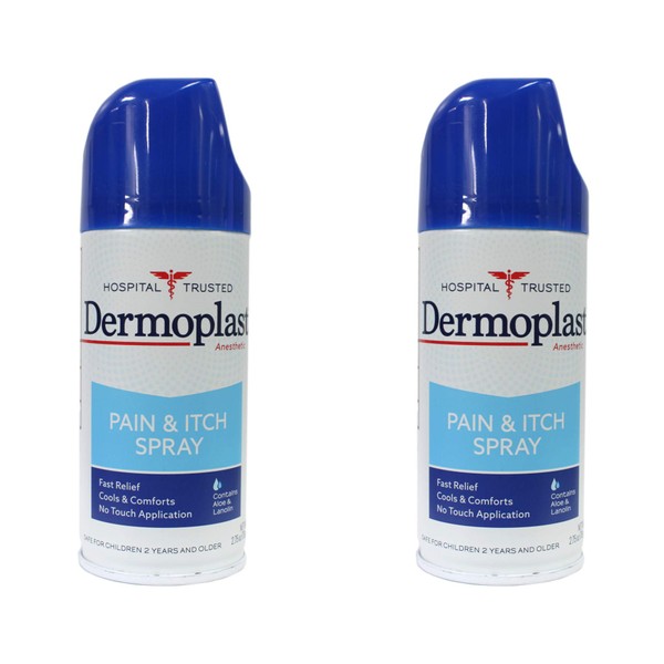 Dermoplast Pain Relieving Spray- 2 oz (Pack of 2)