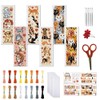 FREEBLOSS 6 Set Cross Stitch Bookmark Kit Stamped Cross Stitch
