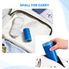 Toilet Seat Covers Disposable for Travel Hotel,600 Pcs (4x150 pcs),Blue