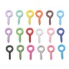 Zopseet 300 Pcs Colorful Mini Screw Eye Pins Kit Small