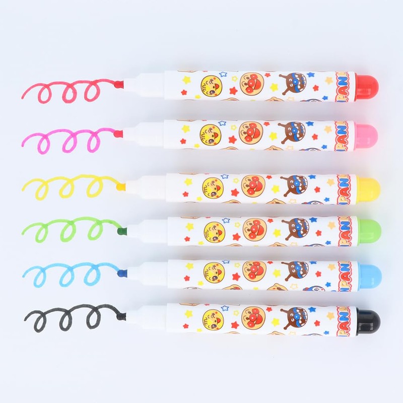 Sunstar Stationery 2430010A Anpanman Drawing Pen, Round Nib, My First