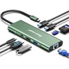 Hiearcool USB C Hub, 8 in 1 USB C Hub