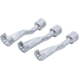 BGS 8450 | Pipe Wrench Set, open | 12.5 mm (1/2") Drive | 14 - 17 - 19 mm