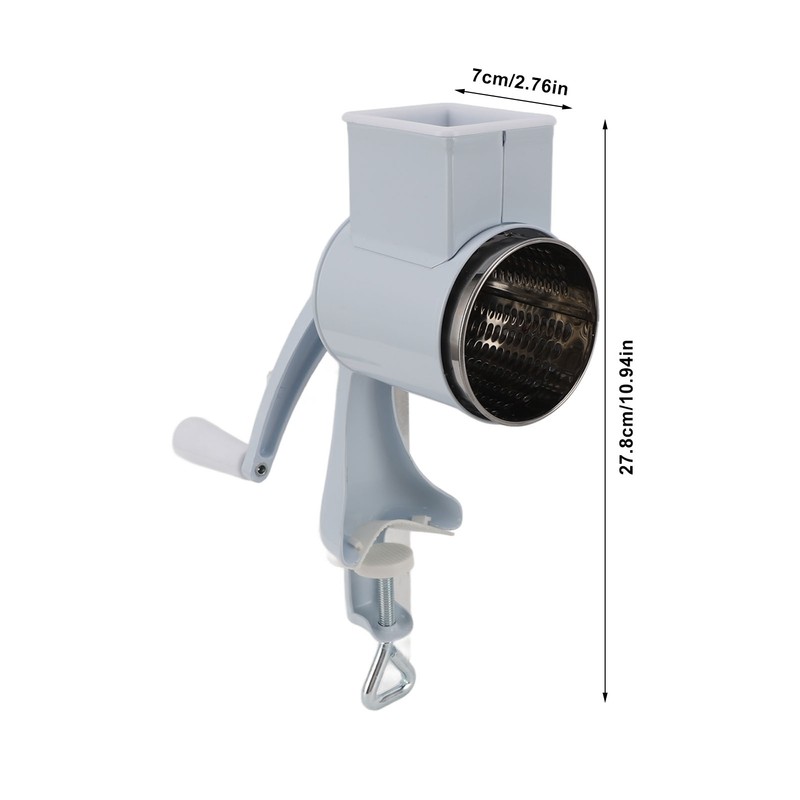 Manual Grain Mill Aluminum Alloy Stainless Steel Removable Hand Cranking