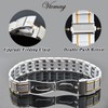 Vicmag 3X Magnetic Bracelet for Men Pure Titanium Bracelet 3500
