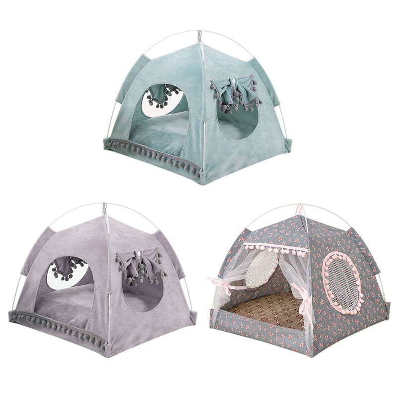 Summer Cat Litter Spring Summer Cat Small Dog Tent Four