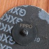 FPPO Grit40 50Pcs 3" inch Sanding Disc Roll Lock R-Type