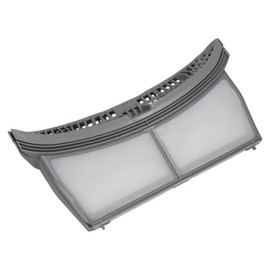 SPARES2GO Fluff Filter Lint Screen compatible with Beko Tumble Dryer (Grey)