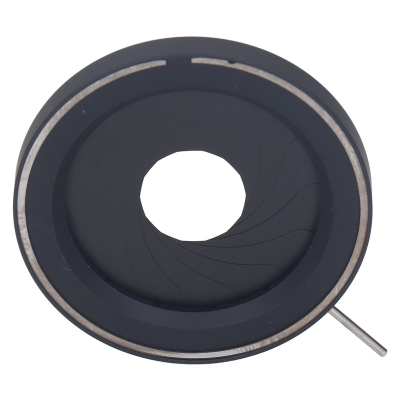 Lens Diaphragm 3 to 52mm Aluminum Alloy Adjustable Microscope Iris