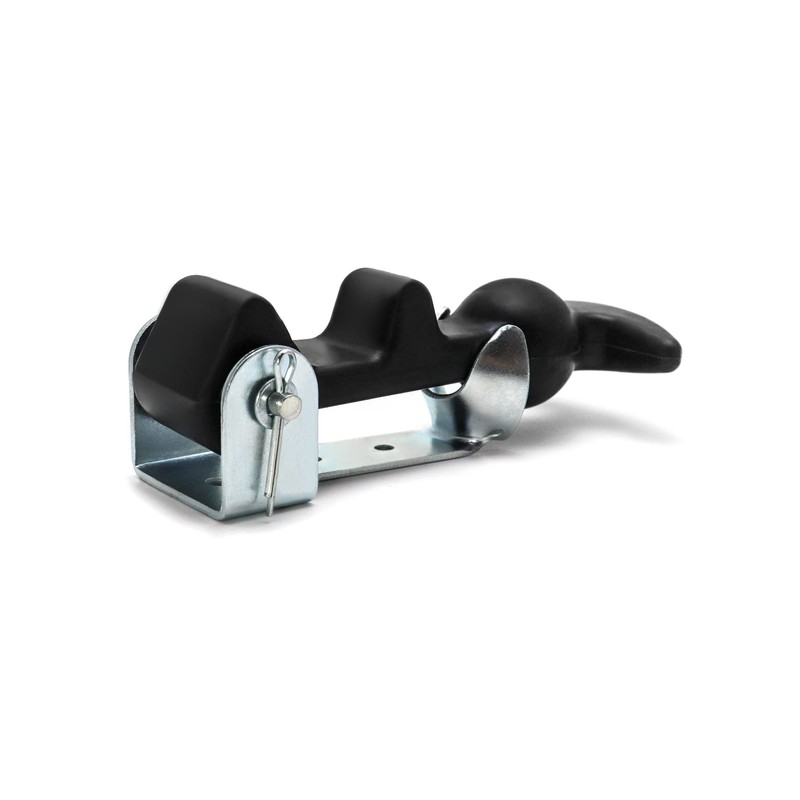 QWORK 4 Packs Rubber Hood Catch Flexible T-Handle Hasp Rubber