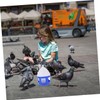 BESPORTBLE 2pcs Portable Bird Water Dispenser Reusable Pigeon Feeder Unique