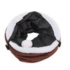 Foldable Cat Tunnel with Hanging Ball Interactive Fun Durable Collapsible