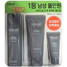 Ideal For Men Perfect All-in-One Homme Large Capacity 330ml, 1 unit / 아이디얼 포맨 퍼펙트 올인원 옴므 대용량 330ml, 1개
