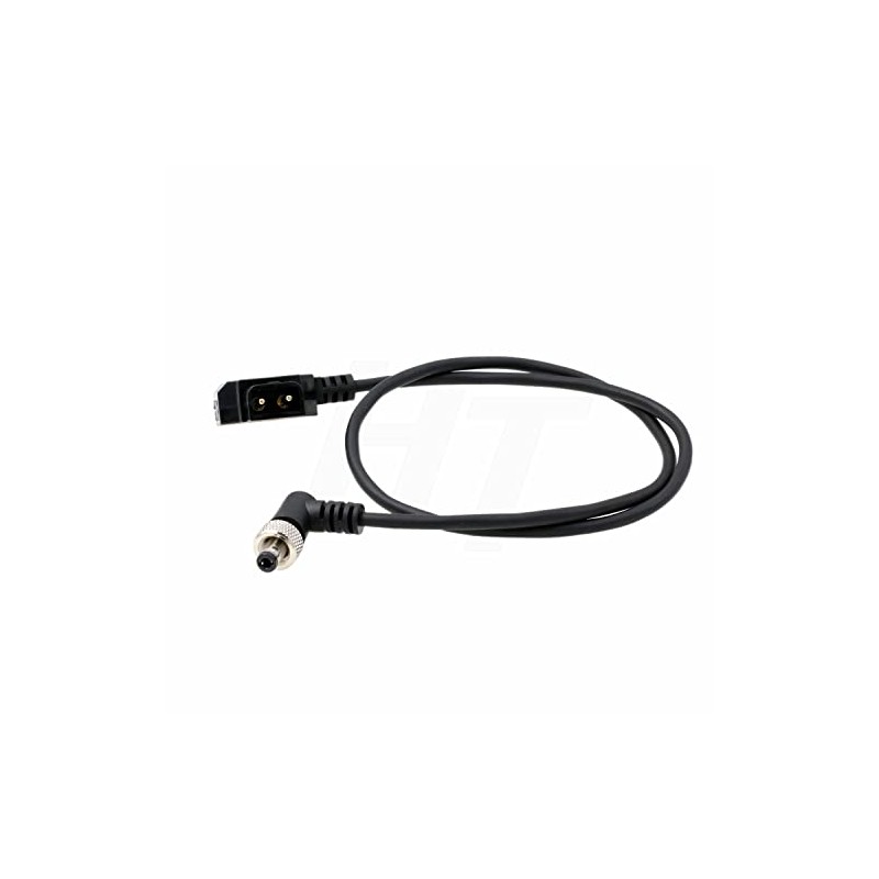 HangTon D-tap Locking DC Barrel Right Angle Power Cable for