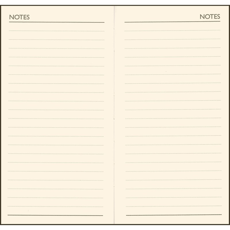 2025 Slim Week to View Diary with Pen - Hardback