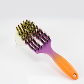 Hair Brush JINCUIY Boar Bristle Hair Brush for Women Curved and Vented Hair Brush