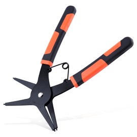 LEONTOOL Snap Ring Pliers, Dual Use, Snap Ring Pliers, For Holes, Snap Ring Removal, Diameter 0.4 - 5.5 inches (10 - 140 mm), Ring Pliers, Precision Snap Ring Pliers, Circlip Pliers, Locking Ring