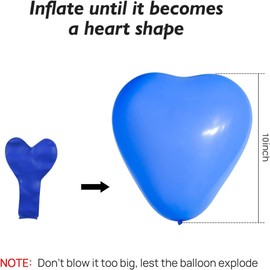 100 Pack Heart Shaped Balloons,10 Inch Latex Heart Balloons for Valentine's Day Engagement Wedding Party Decorations (Light pink)