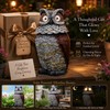 Solar Owl Garden Statue for Outdoor Decor – Glowing Eyes