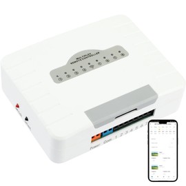 ATVMaster 8 Zone Smart Sprinkler Controller with APP Control, Local Weather Intelligence WiFi Sprinkler System Controller, Sprinkler Timer for Outdoor Garden/Yard/Lawns