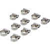 BGS Hose Clip, 10 x 16 mm, Stainless Steel, Set