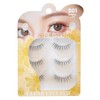 CLEAREYELASH Natural 3D 3D Matsueku False Eyelashes 3 Pairs (S01
