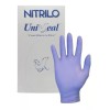 UniSeal Guantes descartables antideslizantes UniSeal 3.5 grs color cobalto talle