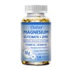 Maximize absorption with Magnesium Glycinate Zinc Vitamin D3 and B6 Supplement - For Healthy Sleep Nerve and Bone Health, 120 Tablets, 3 Count / 마그네슘 글리시네이트 아연 비타민 D3 및 B6 보충제로 흡수를 극대화하세요 - 건강한 수면 신경 및 뼈 건강을 위해, 120정, 3개