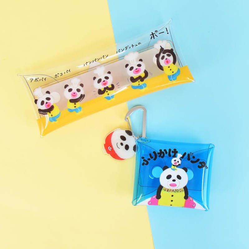 Marimocraft Clear Multi Case with Charm SS Panda Spoons and