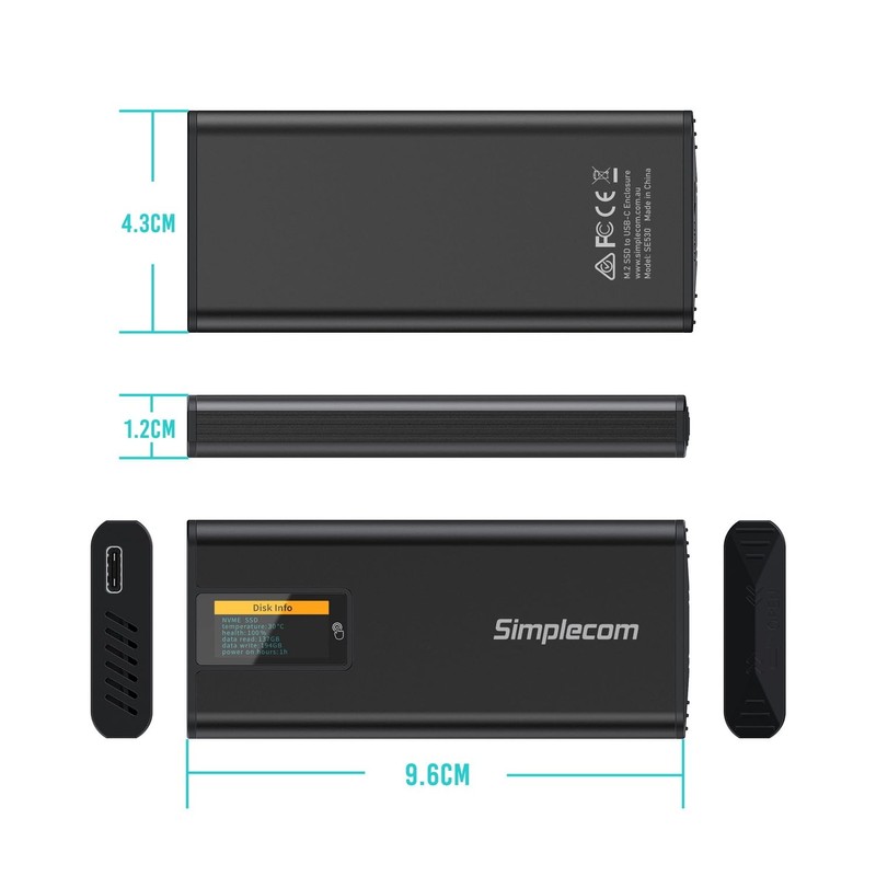 Simplecom SE530 USB 3.2 Gen 2 10Gbps NVMe / SATA