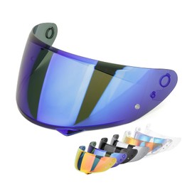 RIDLOG HJ-34P Visor- C10 Helmet Visor Shield Replacement UV Protection Visor Face Shield for HJ-34P C10 (Plating Blue)