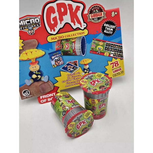 Lot Of 2 New Garbage Pail Kids Wacky Micro Figure
