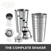 OGGI Dial A Drink Cocktail Shaker - Warm Gray, 15