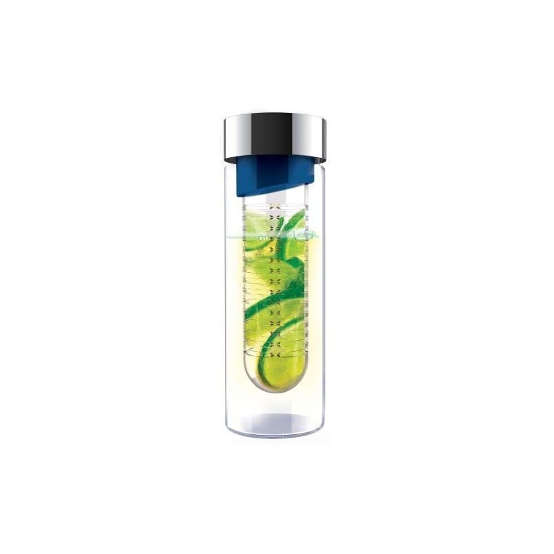 Asobu Drinkware Flavour It blue/silver 16OZ / 480ML