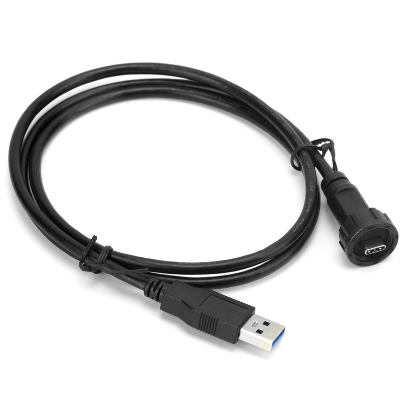 Waterproof USB Connector IP67 TYPEC Male USB3.0 Male with Cable