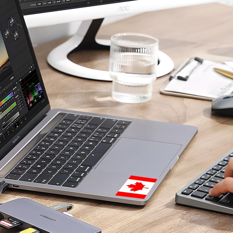 Canada Flag Sticker, Canada Day Decorations, Maple Leaf Canada Stickers