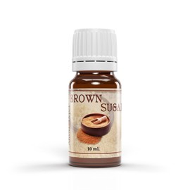 Aroma Depot Brown Sugar Fragrance Oil 10ml for Candle Making, Soap Making, Diffusers, Massage Oils, Slime & DIY Crafts – Sweet Bakery Scented Aroma Oil in Amber Bottle