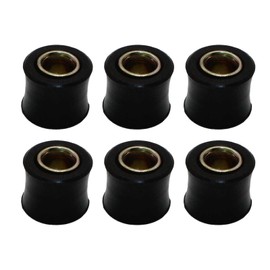 Funriche Motorcycle Rear Shock Bush Shock Absorber Car Motorcycle Rubber Bush Rear Shock Absorption Compatible Replacement Bushing Black Inner Diameter (12mm)