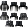INGQI 8 Pack Black Clipper Guards for Andis T Outliner,