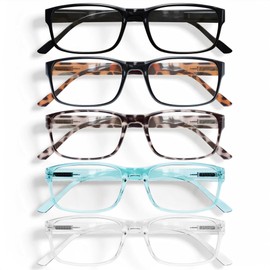 Gaoye Professional Reading Glasses for All Day - Computer Readers with Blue Light Protection - Value Pack