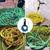 Ebliiny Garden Hose Holder for 150ft Expandable Hose Hanger Large