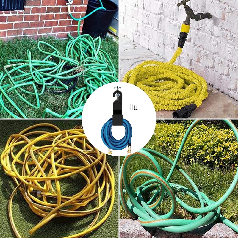 Ebliiny Garden Hose Holder for 150ft Expandable Hose Hanger Large