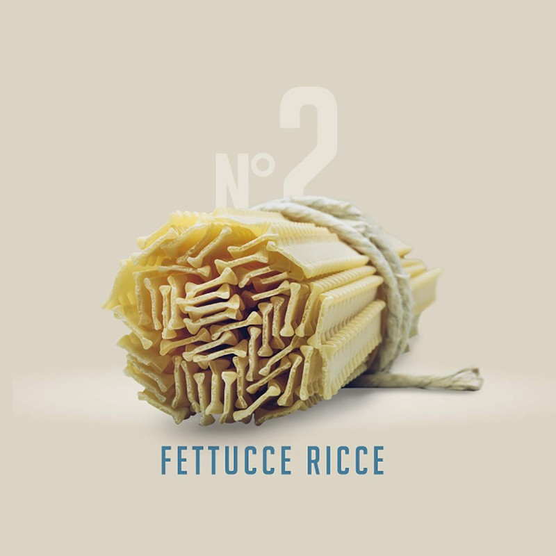 La Molisana Fettucce Ricce N.2, 450g, (Package May Vary)