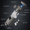 FANKAI Cigar Lighter and Cigar Cutter Set, Torch Lighter with