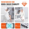 VEVOR Shower Chair for Inside Shower, 360 Degree Swivel Shower