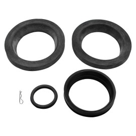 31112 Service Package Replacement for Thetford, Compatible with Bravura RV Toilets Flange Seal Gasket, Black