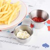 Sauce Cups Stainless Steel Round Condiments Ramekins Grade Dipping Sauce