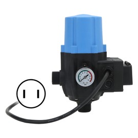 FTVOGUE Automatic Pressure Controller ABS Intelligent Control Pump Pressure Switch(US Plug 110V‑120V 0.75kw)